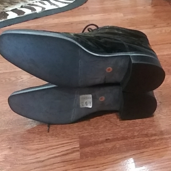 Fratelli Rossetti black patent lace up boots - Picture 5 of 5